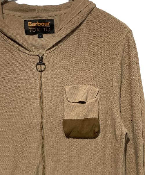 Barbour（バブアー）Barbour (バブアー) TO KI TO (トキト) ダブルジップ パーカー ベージュ サイズ:Lの古着・服飾アイテム