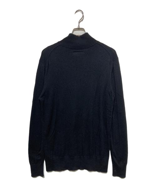 ALL SAINTS（オールセインツ）ALL SAINTS (オールセインツ) Kilburn Zip Funnel Neck Ramskull Sweater ブラック サイズ:Mの古着・服飾アイテム