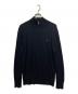 ALL SAINTS（オールセインツ）の古着「Kilburn Zip Funnel Neck Ramskull Sweater」｜ブラック