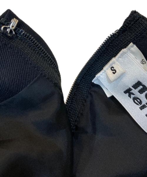 noir kei ninomiya（ノワール ケイ ニノミヤ）noir kei ninomiya (ノワール ケイ ニノミヤ) 7分袖ウールワンピース ブラック サイズ:Sの古着・服飾アイテム