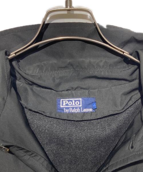 POLO RALPH LAUREN（ポロ・ラルフローレン）POLO RALPH LAUREN (ポロ・ラルフローレン) ステンカラーコート ブラック サイズ:Lの古着・服飾アイテム