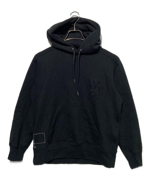 sacai（サカイ）sacai (サカイ) WTAPS (ダブルタップス) Flock Print Hoodie ブラック サイズ:1の古着・服飾アイテム