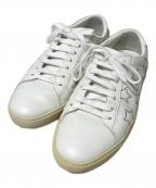 Saint Laurent Parisサンローランパリ）の古着「スタースタッズローカットスニーカー」｜ホワイト