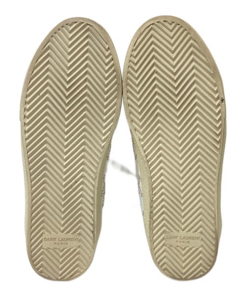 Saint Laurent Paris（サンローランパリ）Saint Laurent Paris (サンローランパリ) スタースタッズローカットスニーカー ホワイト サイズ:38の古着・服飾アイテム