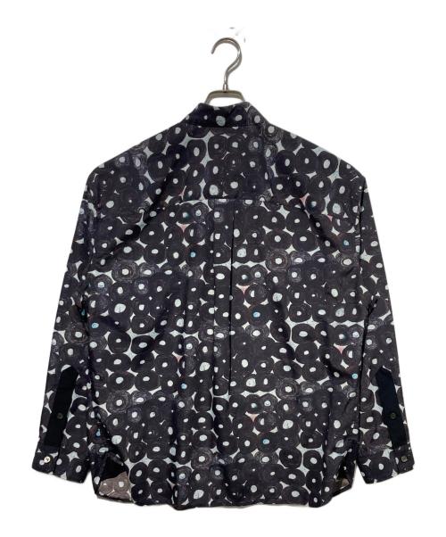 HERALBONY（ヘラルボニー）HERALBONY (ヘラルボニー) デザインシャツ（フライフロント）ブラックB「（無題）（丸）」 ブラック サイズ:FREEの古着・服飾アイテム