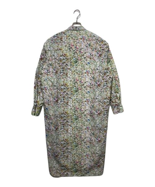 HERALBONY（ヘラルボニー）HERALBONY (ヘラルボニー) シャツワンピース「やまのぼり」 黄緑 サイズ:freeの古着・服飾アイテム