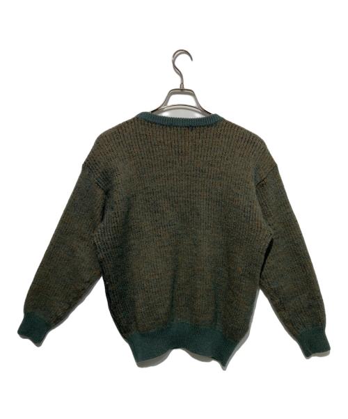 Yves Saint Laurent（イヴサンローラン）Yves Saint Laurent (イヴサンローラン) クルーネックニット グリーン サイズ:　の古着・服飾アイテム