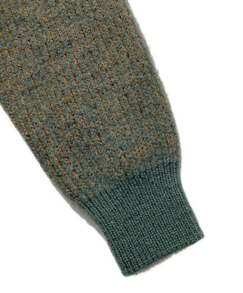 Yves Saint Laurent（イヴサンローラン）Yves Saint Laurent (イヴサンローラン) クルーネックニット グリーン サイズ:　の古着・服飾アイテム