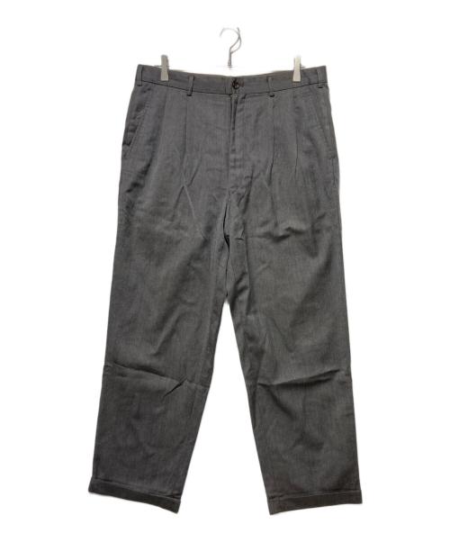 COMME des GARCONS HOMME DEUX（コムデギャルソン オム ドゥ）COMME des GARCONS HOMME DEUX (コムデギャルソン オム ドゥ) ウール2タックスラックス グレー サイズ:Kの古着・服飾アイテム