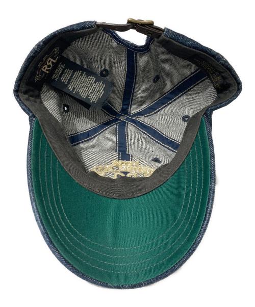 RRL（ダブルアールエル）RRL (ダブルアールエル) Ranch Logo Twill Ball Cap インディゴの古着・服飾アイテム