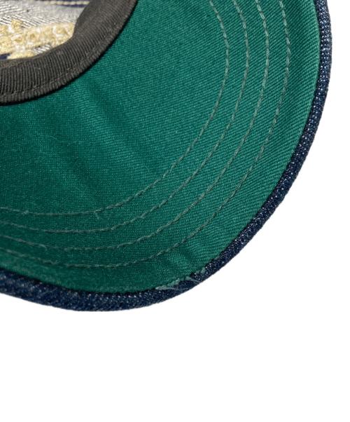 RRL（ダブルアールエル）RRL (ダブルアールエル) Ranch Logo Twill Ball Cap インディゴの古着・服飾アイテム