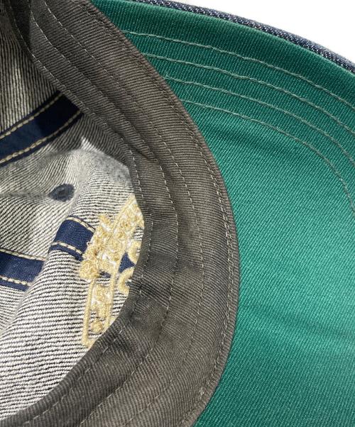 RRL（ダブルアールエル）RRL (ダブルアールエル) Ranch Logo Twill Ball Cap インディゴの古着・服飾アイテム