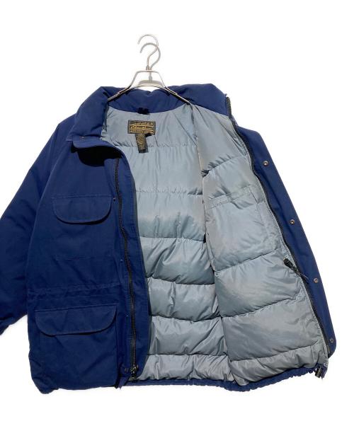 Eddie Bauer（エディーバウアー）Eddie Bauer (エディーバウアー) グースダウンジャケット ネイビー サイズ:Lの古着・服飾アイテム