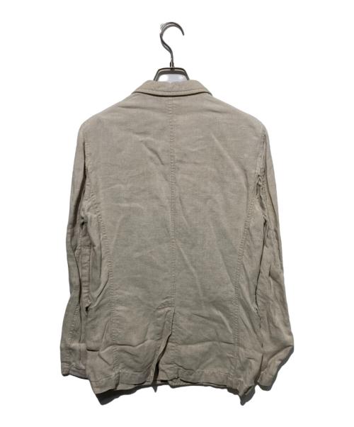 COMME des GARCONS HOMME PLUS EVER GREEN（コムデギャルソンオムプリュス エバーグリーン）COMME des GARCONS HOMME PLUS EVER GREEN (コムデギャルソンオムプリュス エバーグリーン) オールドリネンジャッケット アイボリー サイズ:Sの古着・服飾アイテム