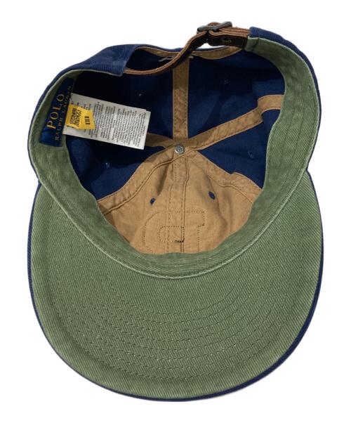 POLO RALPH LAUREN（ポロ・ラルフローレン）POLO RALPH LAUREN (ポロ・ラルフローレン) キャップ ブルーの古着・服飾アイテム