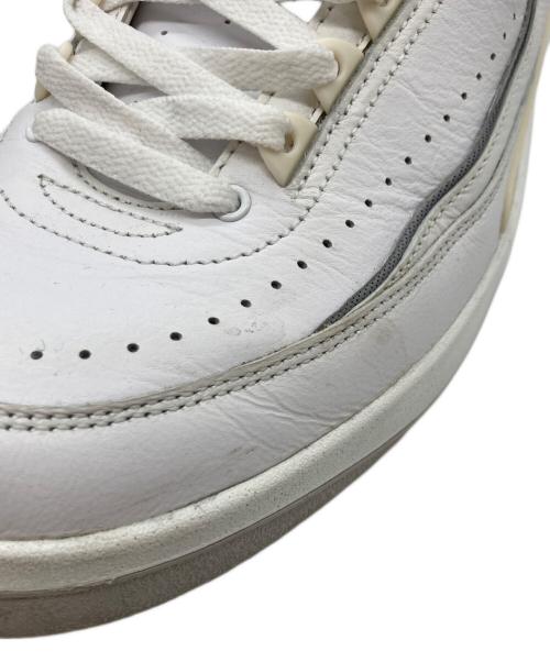 NIKE（ナイキ）NIKE (ナイキ) Air Jordan 2 ハイカットスニーカー ホワイト サイズ:28.5cmの古着・服飾アイテム