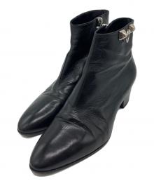 HERMES（エルメス）の古着「システィーナ レザーブーツ」｜ブラック