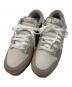 NIKE（ナイキ）の古着「Dunk Low Men's Suede & Canvas ローカットスニーカー」｜アイボリー×グレー