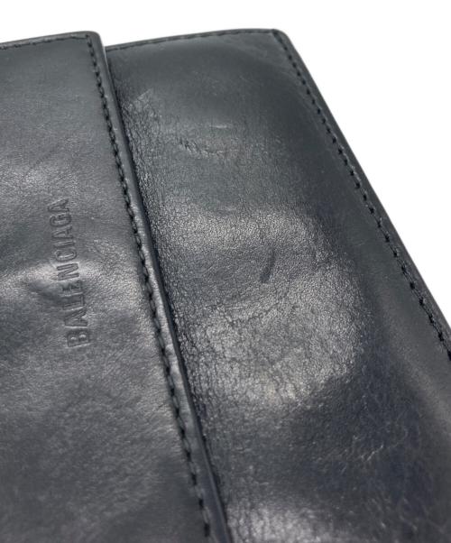 BALENCIAGA（バレンシアガ）BALENCIAGA (バレンシアガ) 2つ折り財布 ブラックの古着・服飾アイテム