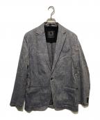 RING JACKETリングジャケット）の古着「1Bテーラードジャケット」｜ブラウン×ブルー
