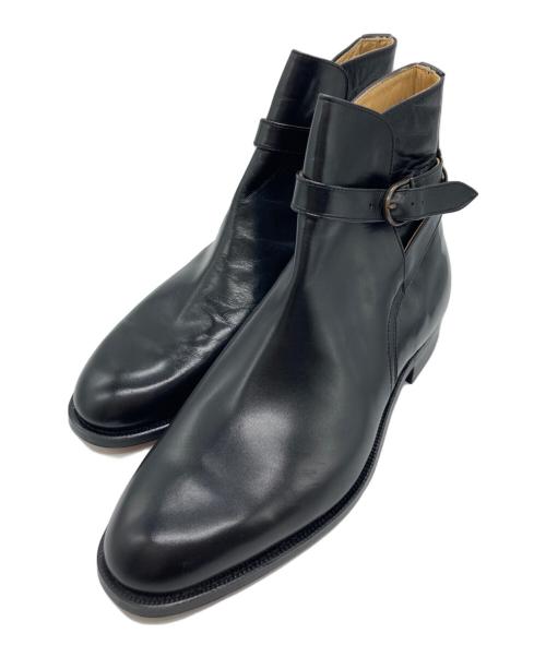 Burberry's（バーバリー）Burberry's (バーバリーズ) ベルテッドブーツ ブラック サイズ:26EEEの古着・服飾アイテム