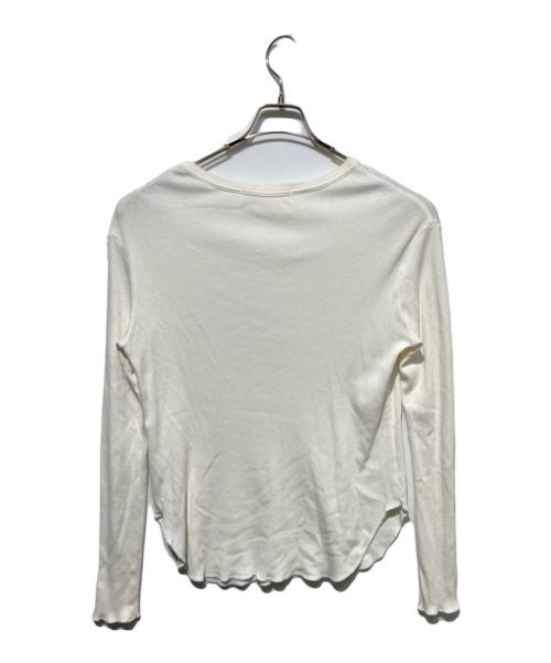 L'appartement（アパルトモン）L'Appartement (アパルトモン) RIB LONGSLEEVE T-SHIRT ホワイト サイズ:Freeの古着・服飾アイテム