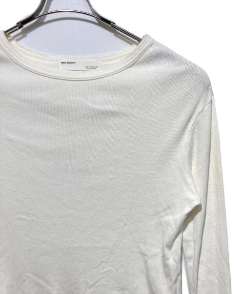 L'appartement（アパルトモン）L'Appartement (アパルトモン) RIB LONGSLEEVE T-SHIRT ホワイト サイズ:Freeの古着・服飾アイテム