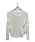 L'Appartement (アパルトモン) RIB LONGSLEEVE T-SHIRT ホワイト サイズ:Free：6000円