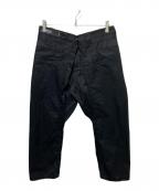 ANREALAGEアンリアレイジ）の古着「anseason レイヤードパンツ」｜ブラック