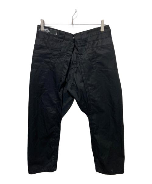 ANREALAGE（アンリアレイジ）ANREALAGE (アンリアレイジ) anseason レイヤードパンツ ブラック サイズ:48の古着・服飾アイテム