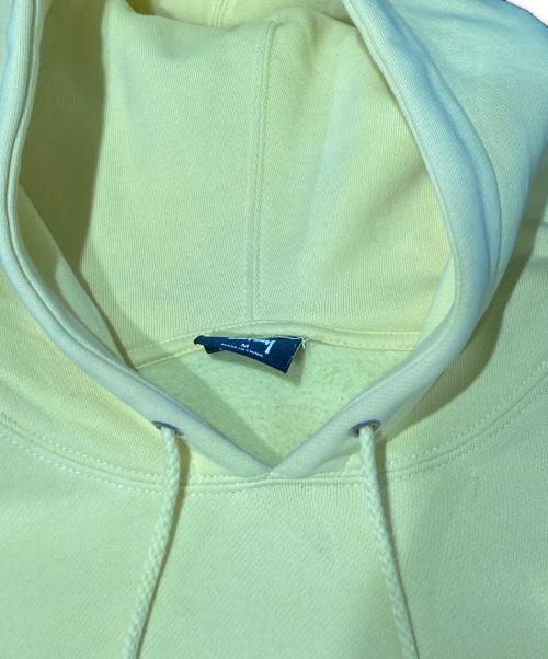 stussy（ステューシー）stussy (ステューシー) プルオーバーパーカー イエロー サイズ:Mの古着・服飾アイテム