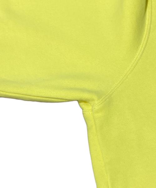 stussy（ステューシー）stussy (ステューシー) プルオーバーパーカー イエロー サイズ:Mの古着・服飾アイテム