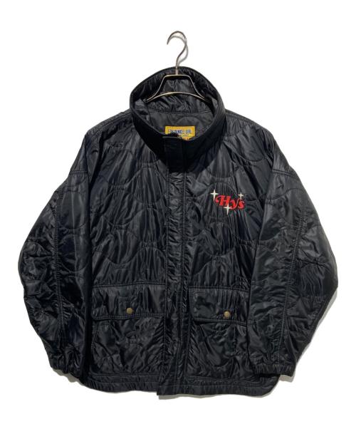 Hysteric Glamour（ヒステリックグラマー）Hysteric Glamour (ヒステリックグラマー) GIRL WASTED刺繍 オーバーサイズブルゾン ブラック サイズ:FREEの古着・服飾アイテム