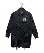 Hysteric Glamourヒステリックグラマー）の古着「ロングコーチジャケット」｜ブラック