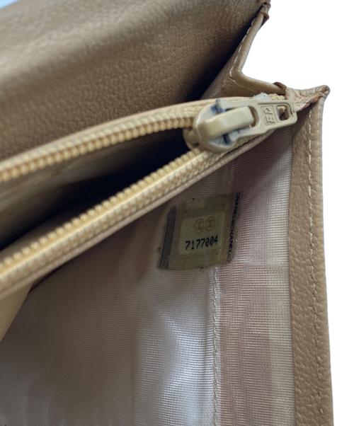 CHANEL（シャネル）CHANEL (シャネル) ロングウォレット ベージュの古着・服飾アイテム