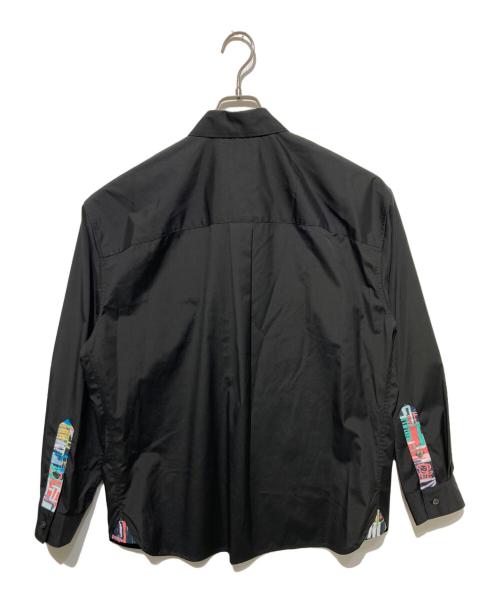 HERALBONY（ヘラルボニー）HERALBONY (ヘラルボニー) デザイナーシャツ（フライフロント）「Maze」 ブラック サイズ:Freeの古着・服飾アイテム