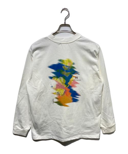 HERALBONY（ヘラルボニー）HERALBONY (ヘラルボニー) ロングスリーブTシャツ 井口直人 タイプB ホワイト サイズ:Ｌの古着・服飾アイテム
