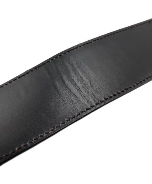 GUCCI（グッチ）GUCCI (グッチ) シェリーラインベルト ブラウン サイズ:80・32の古着・服飾アイテム