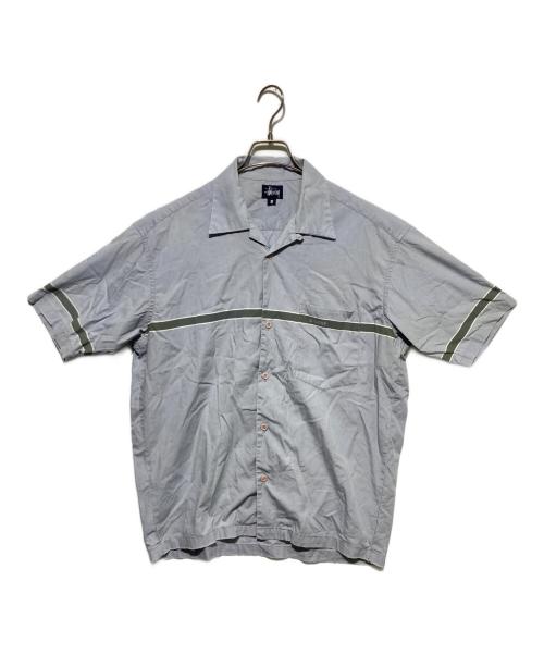 stussy（ステューシー）stussy (ステューシー) オールドラインオープンカラーシャツ サックスブルー サイズ:Ｓの古着・服飾アイテム