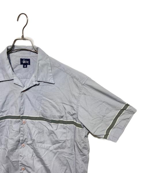 stussy（ステューシー）stussy (ステューシー) オールドラインオープンカラーシャツ サックスブルー サイズ:Ｓの古着・服飾アイテム