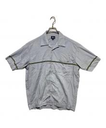 stussy（ステューシー）の古着「オールドラインオープンカラーシャツ」｜サックスブルー