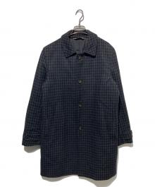 ASPESI（アスペジ）の古着「シンサレートライナーバルカラーコート」｜ネイビー