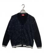 DIESELディーゼル）の古着「K-LARENCEカーディガン-B」｜ブラック