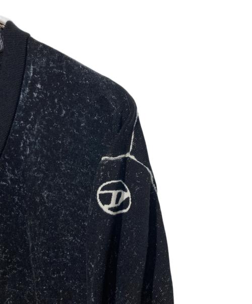 DIESEL（ディーゼル）DIESEL (ディーゼル) K-LARENCEカーディガン-B ブラック サイズ:Sの古着・服飾アイテム