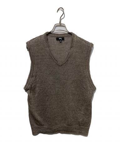 中古・古着通販】stussy (ステューシー) 24SS LOOSE KNIT LINEN VEST