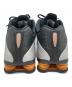 NIKE (ナイキ) SHOX R4 BLACK/VAST GREY-BRIGHT MANDARIN ]ローカットスニーカー グレー サイズ:28cm：7000円