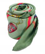 HERMESエルメス）の古着「カレ90」｜グリーン