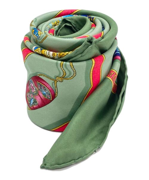 HERMES（エルメス）HERMES (エルメス) カレ90 グリーンの古着・服飾アイテム