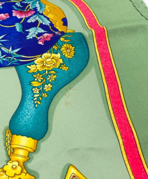 HERMES（エルメス）HERMES (エルメス) カレ90 グリーンの古着・服飾アイテム