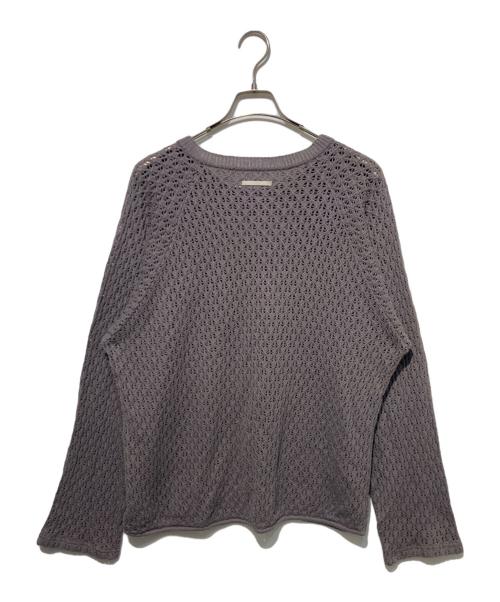 Maison Kinema（メゾン キネマ）Maison Kinema (メゾン キネマ) メッシュニット グレー サイズ:Mの古着・服飾アイテム